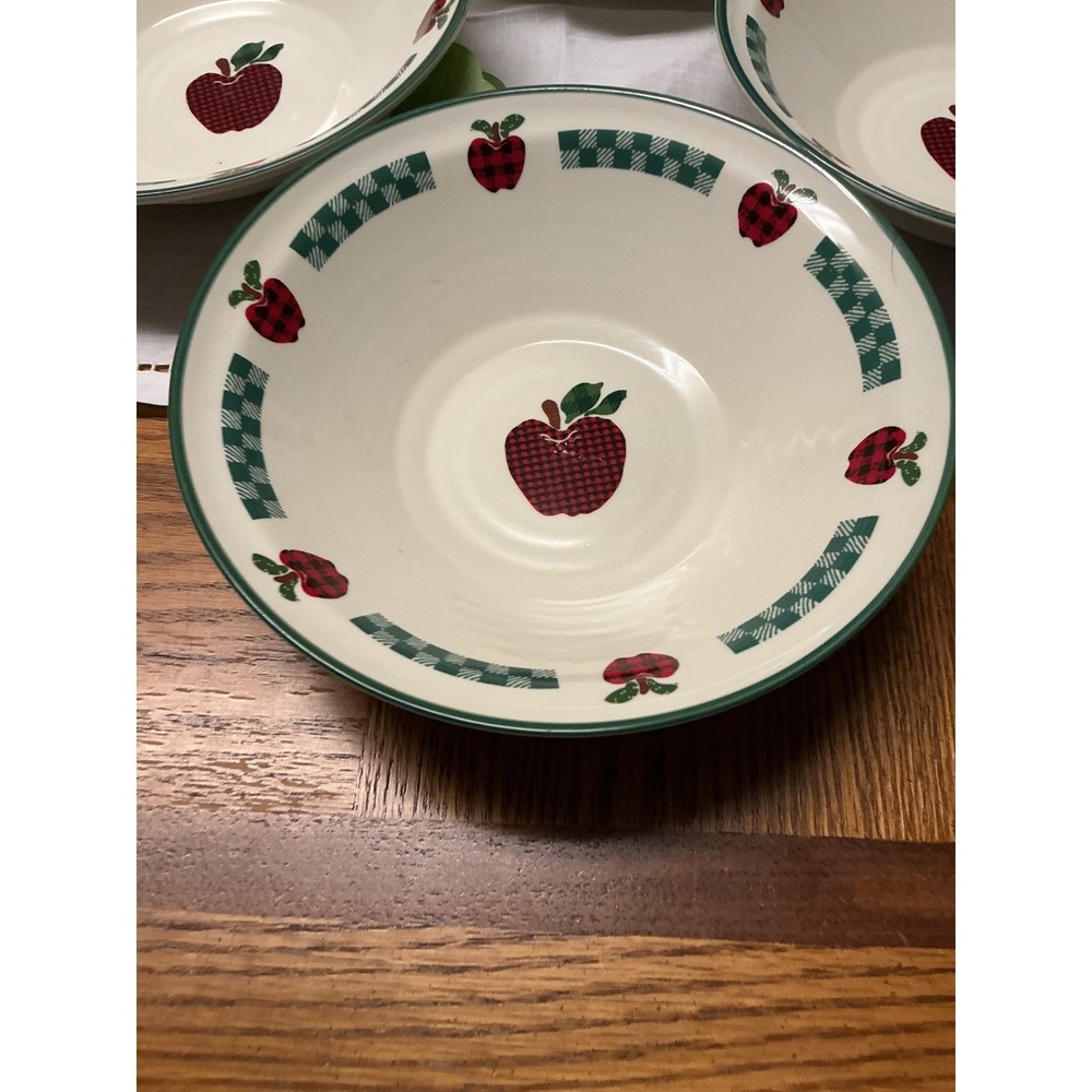 International China Applejack Soup/Cereal Bowls Set of 4